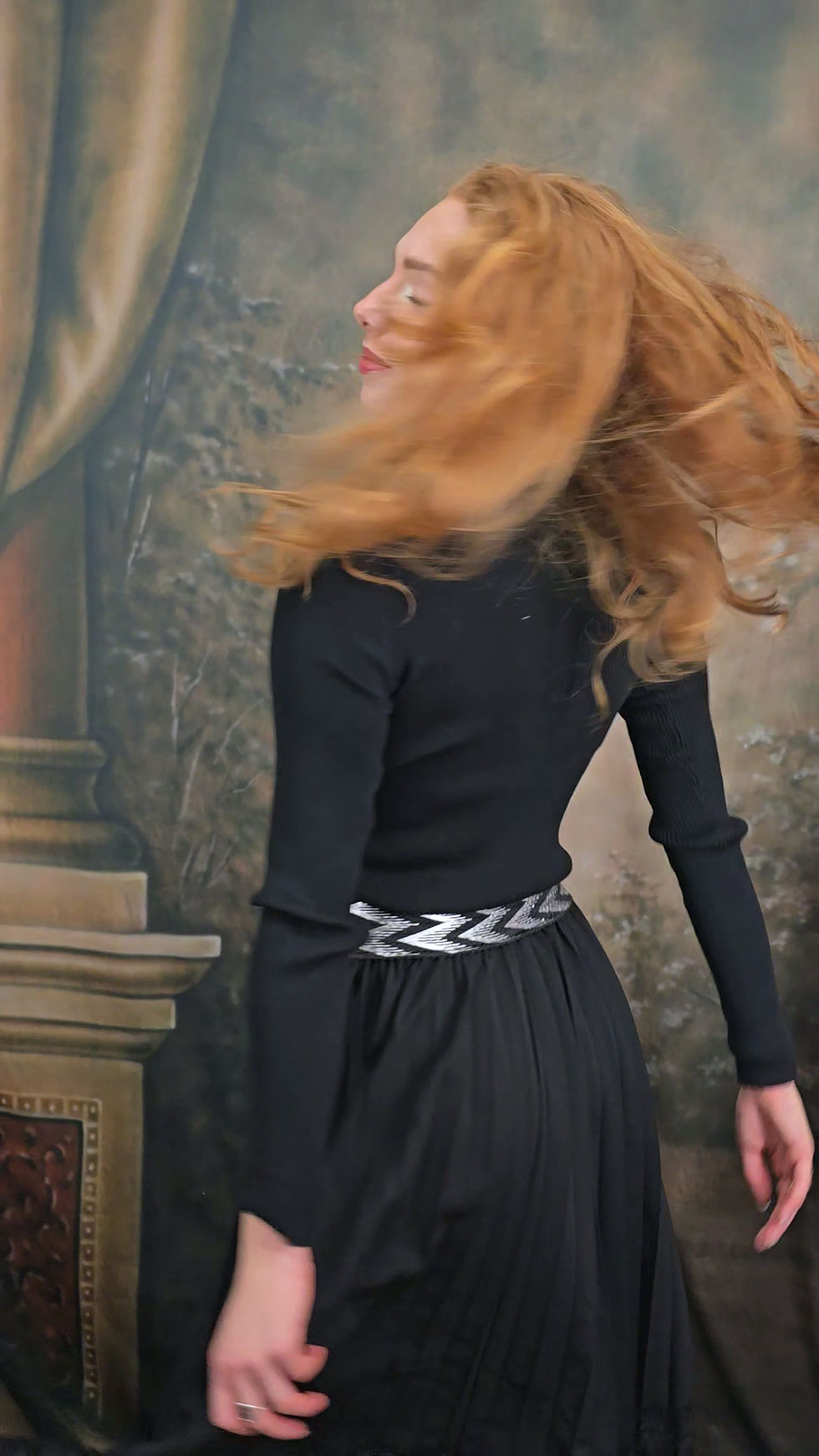 Miniature : Jupe plissée dentelle