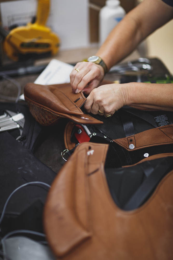 Inside the WOW Saddles workshop