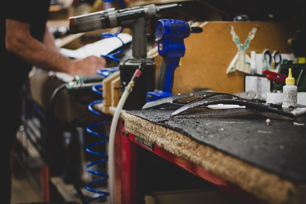 Inside the WOW Saddles workshop