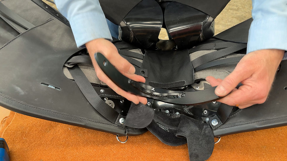 How to change the headplate in a Duskin Saddle