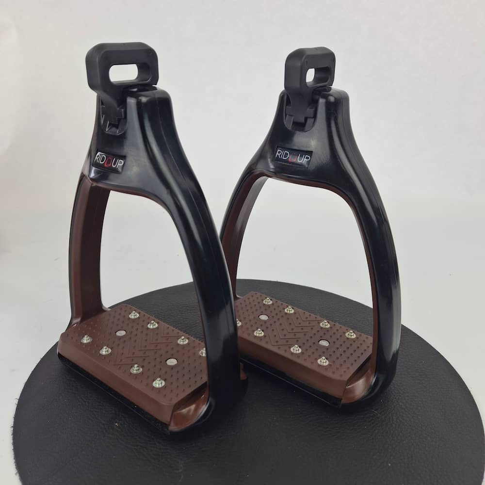 Ex-Display Rid'Up Stirrups - Chocolate Brown (£175 Inc VAT)
