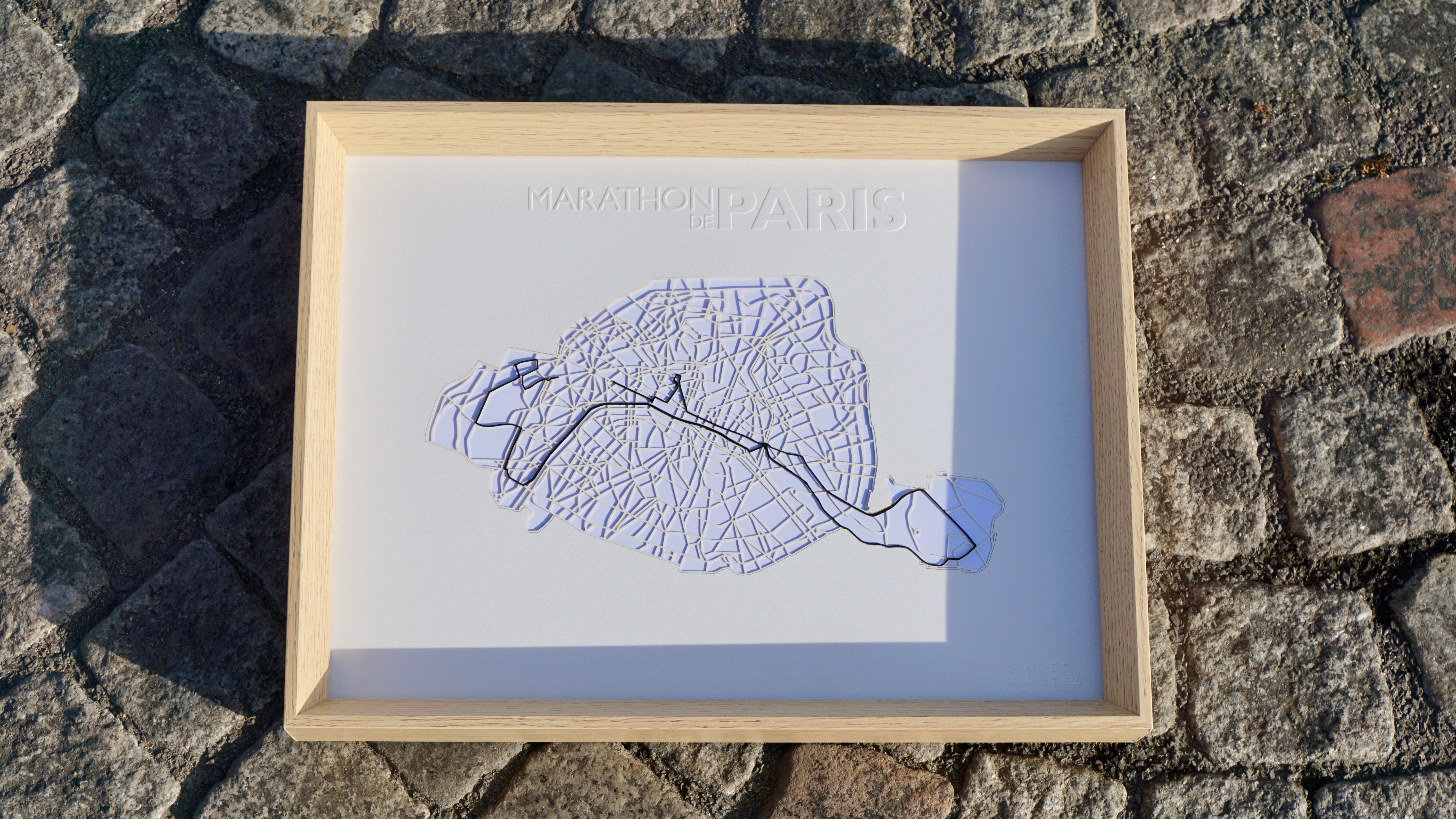 Marathon de Paris en relief