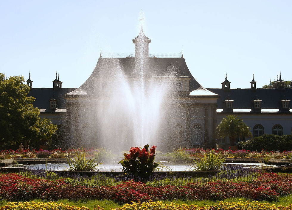 Fountain And Garden