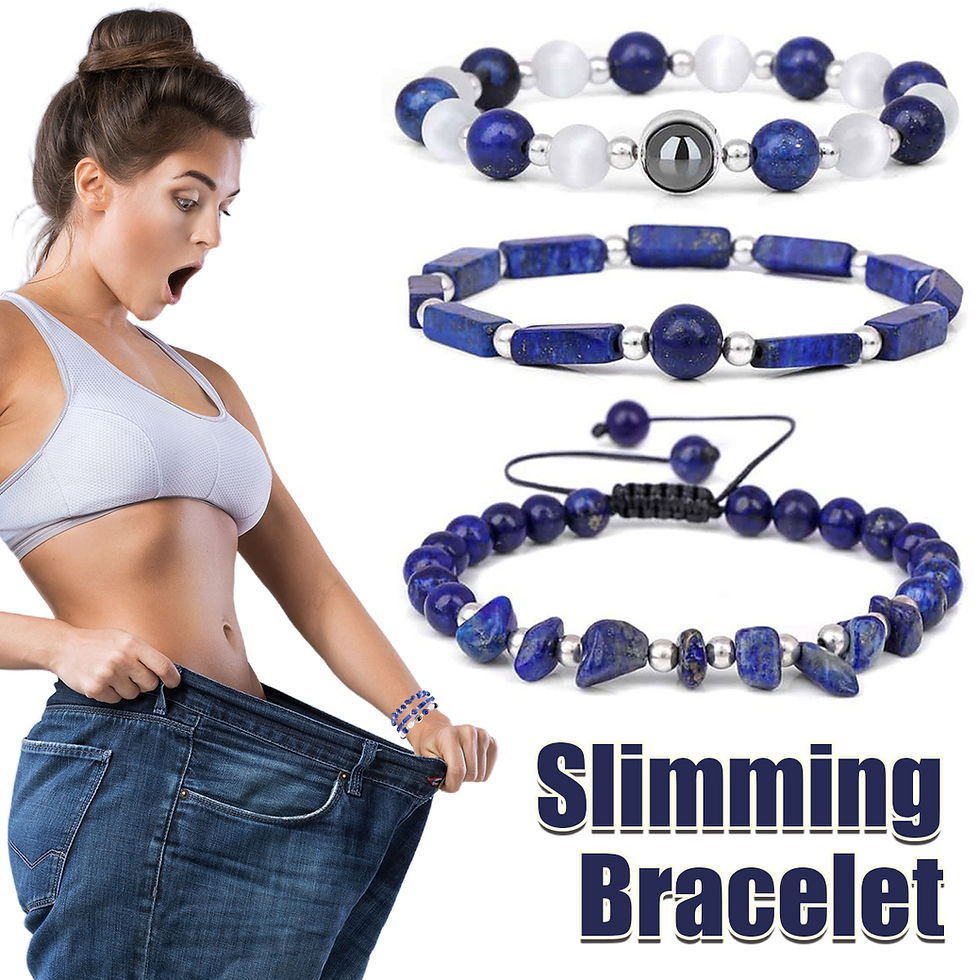 Thumbnail: Body-Purifying Amethyst Bracelet for Weight Loss and Meditation - 3pc Set
