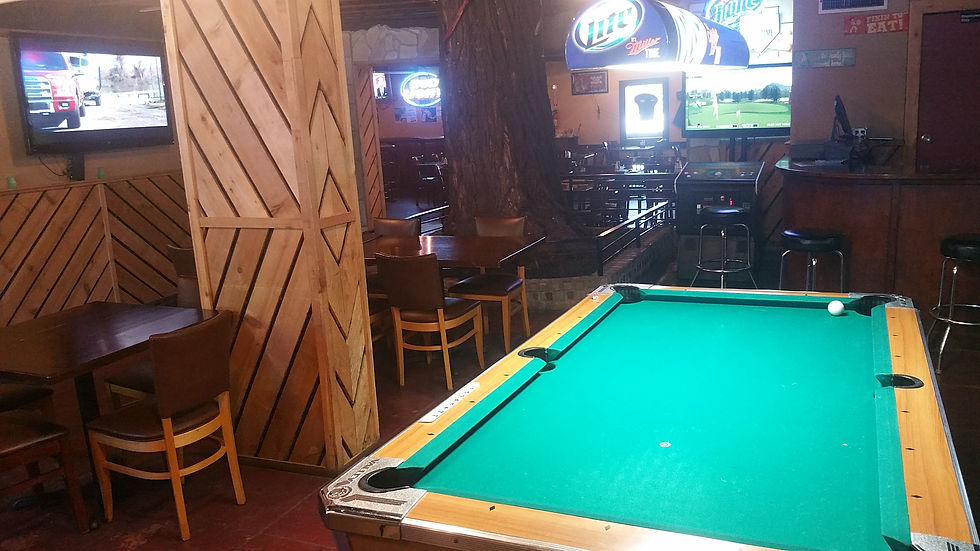 the pool table