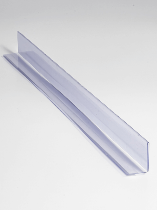 Porta etiquetas de gôndola em PVC de colar