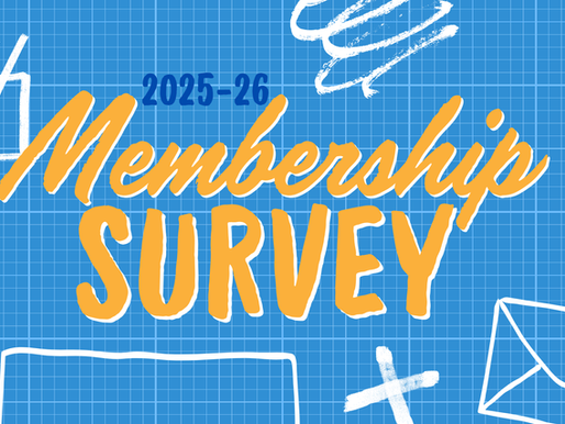 Graphic reads "2025-26 Membership Survey"