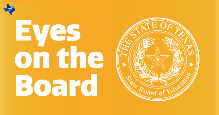 SBOE Opens Public Comment Window for Social Studies and Literary Lists