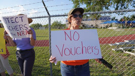 In national election results, voters overwhelmingly rejected vouchers