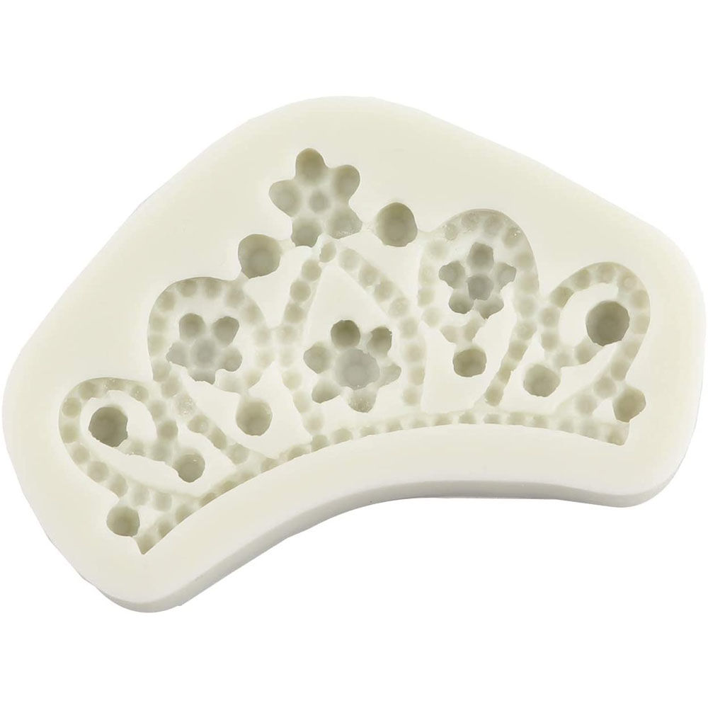 O'Creme Tiara Silicone Mold, 3.5" x 2.4" x .75" High