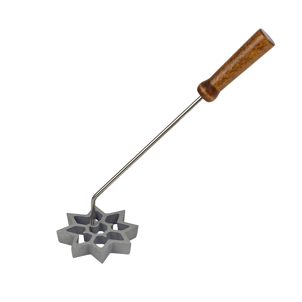Thumbnail: O'Creme Cast Aluminum 8-Point Star Rosette Iron Mold