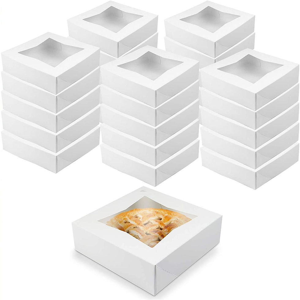 Thumbnail: O'Creme White Pie Box, with Window, 2.5" Deep