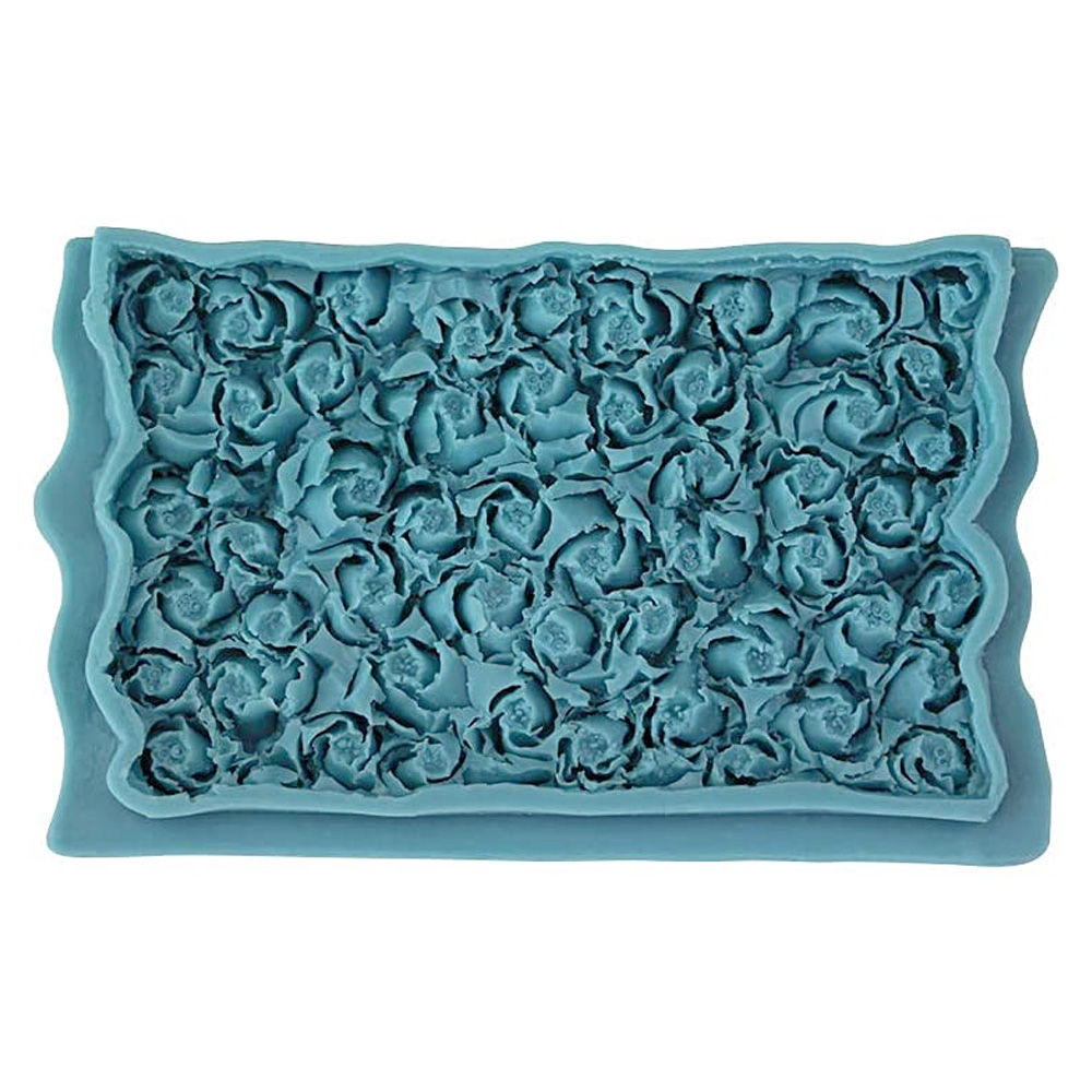 O'Creme Flowers Silicone Impression Mold, 6" x 4"