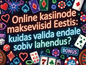 Online kasiino makseviisid – rulett, kaardid ja žetoonid neongraafika stiilis