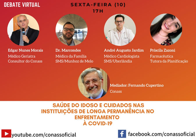 LIVE nesta SEXTA-FEIRA
Dia 10-JULHO - às 17hs