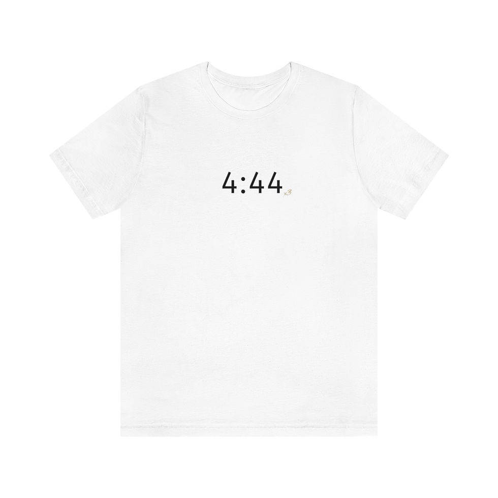 WHITE 4:44 DIVING TIMING TSHIRT