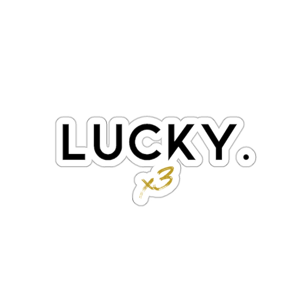Thumbnail: CLEAR LUCKY STICKER 3