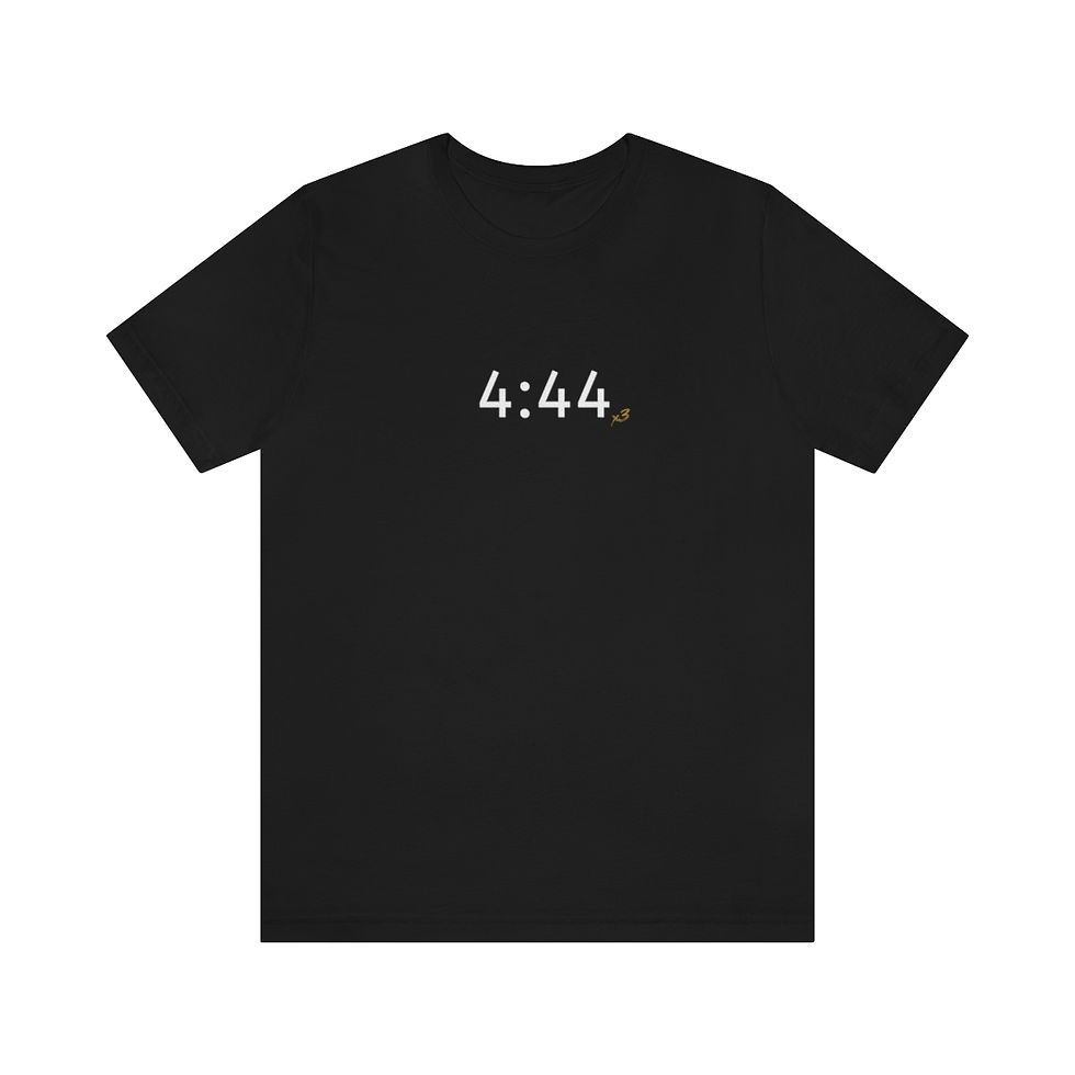 BLACK 4:44 DIVING TIMING TSHIRT