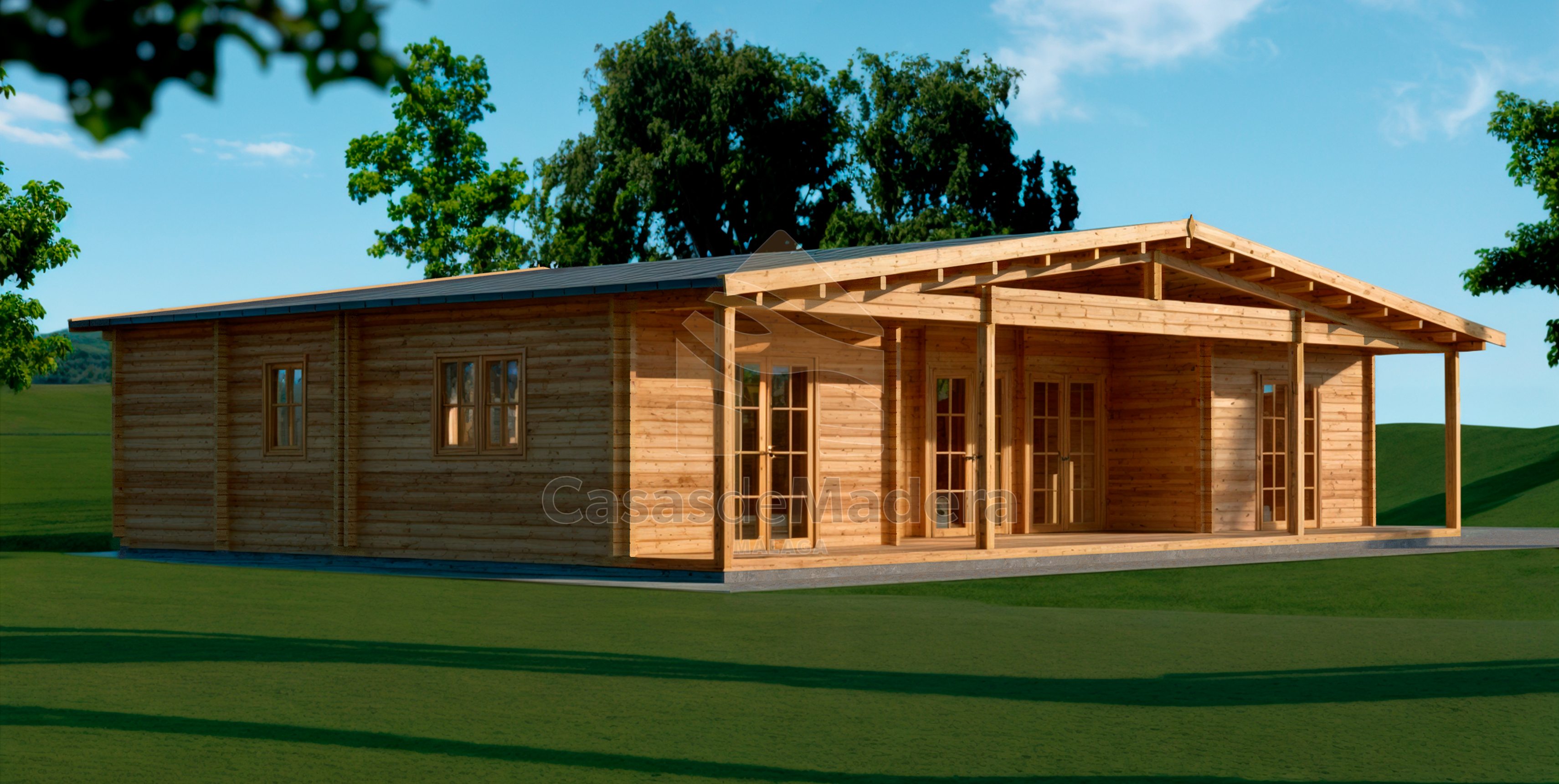 Casa prefabricada de madera Fuentepiedra de Casas de Madera Málaga