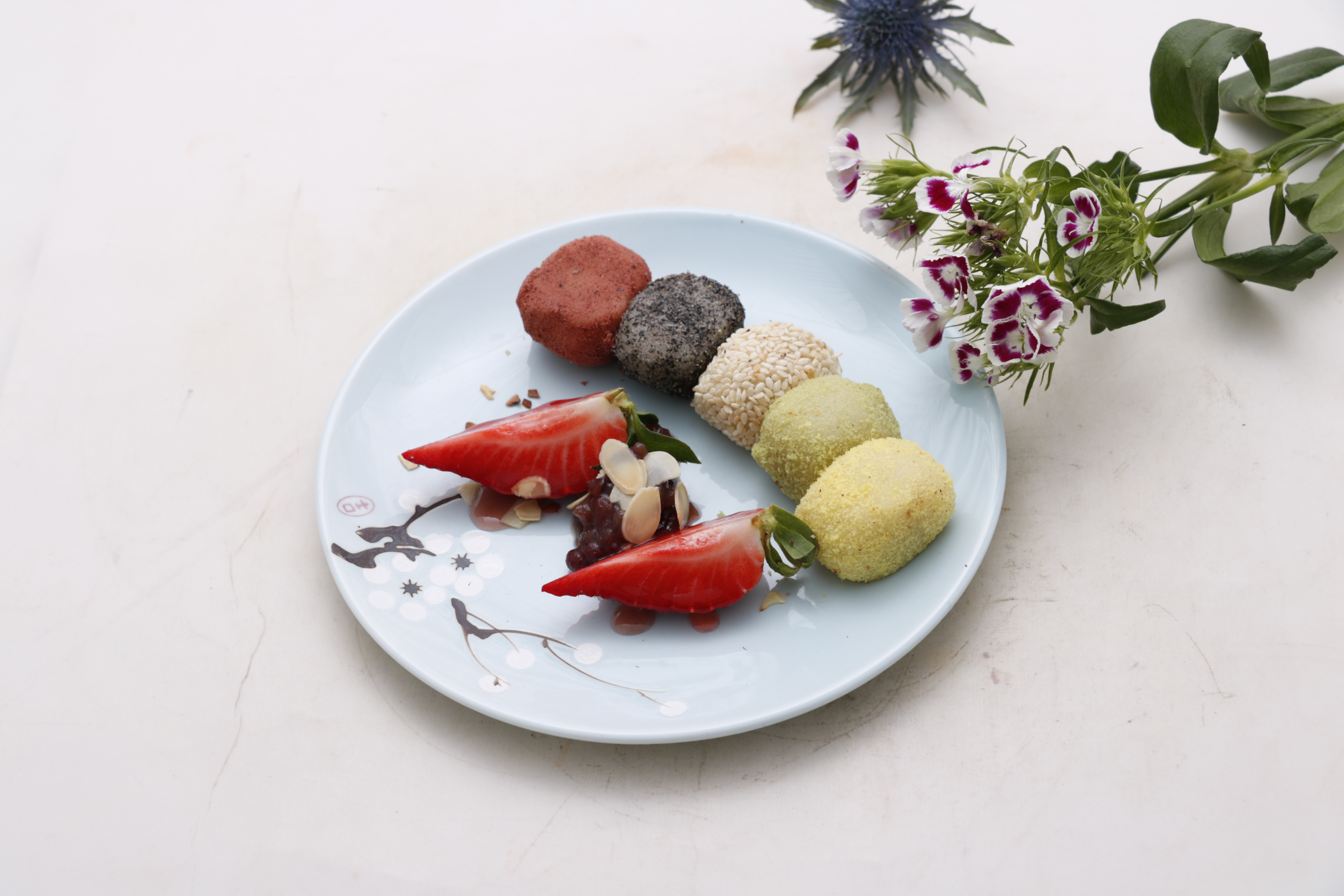 Arranged Food and Objects