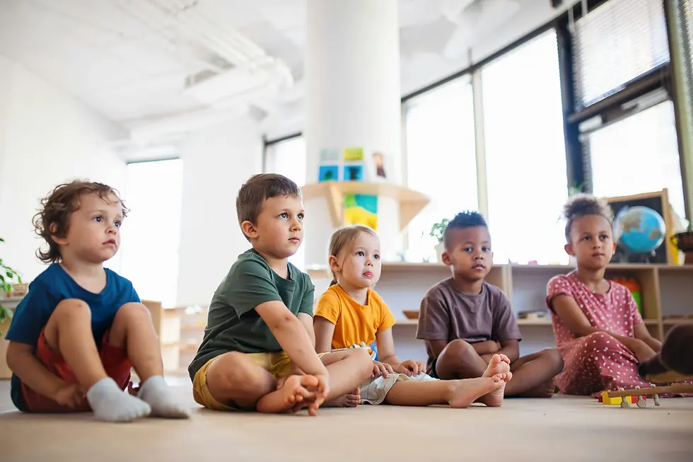 Photo of kids sitting in a classroom depicting is kindergarten mandatory in California