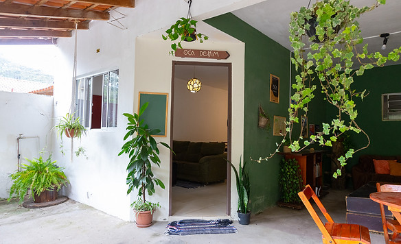 Entrada da pousada