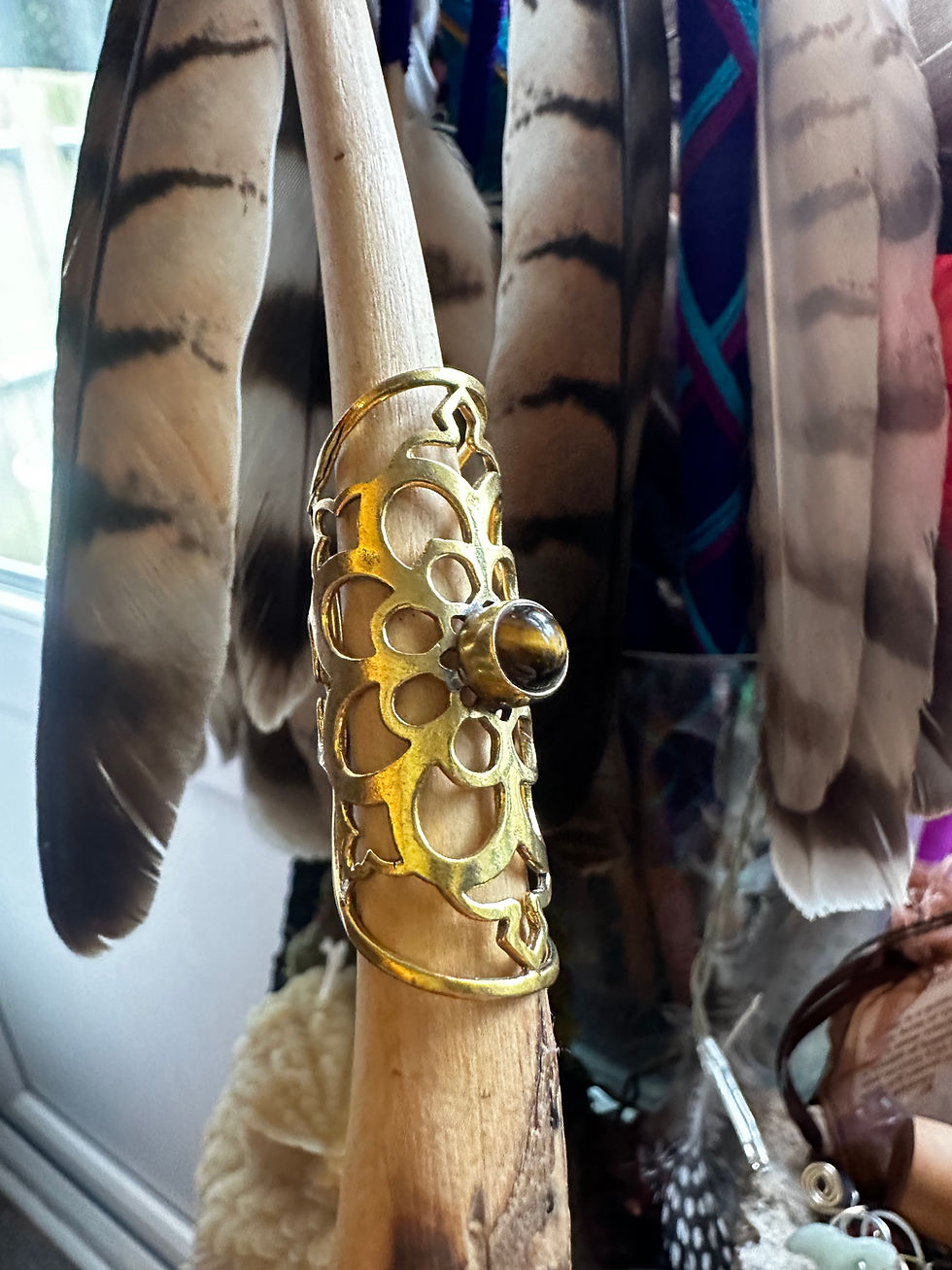 Thumbnail: Dreadlocks Beads with Precious Stones