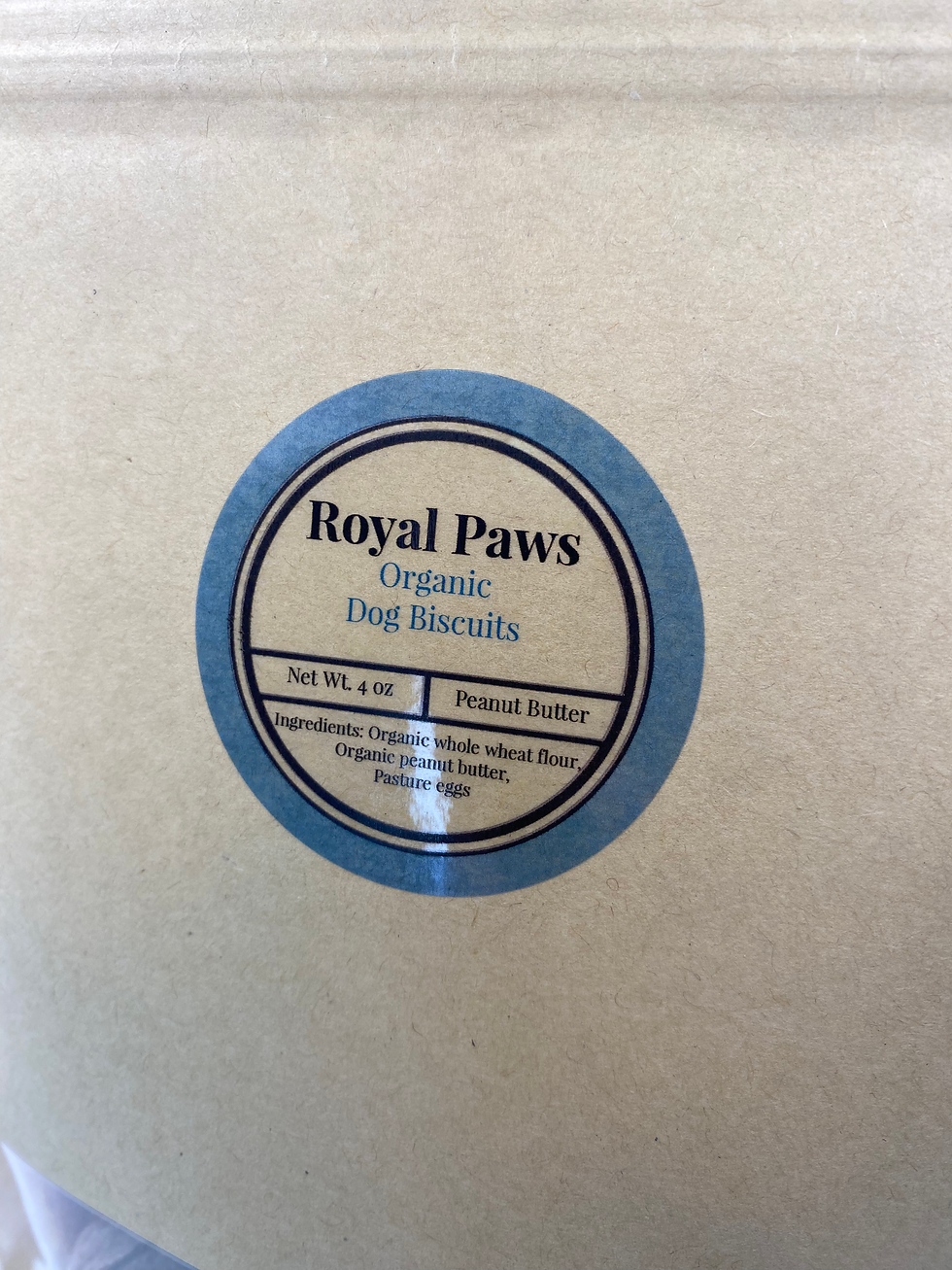 Thumbnail: Organic Peanut butter dog biscuits