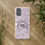 Thumbnail: Purple abstract swirl biodegradable phone case with rat and "Yappa Yappa Yappa" meme text