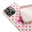 Thumbnail: "That's Hot" pink star and flame patterned biodegradable phone case