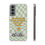 Thumbnail: Wavy green check patterned Phone case with text "Hocus Pocus There's Pizza On Your Focus"