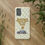 Thumbnail: Wavy green check patterned biodegradable phone case with "Hocus Pocus There's Pizza On Your Focus" text