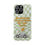 Thumbnail: Wavy green check patterned Phone case with text "Hocus Pocus There's Pizza On Your Focus"