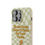 Thumbnail: Wavy green check patterned biodegradable phone case with "Hocus Pocus There's Pizza On Your Focus" text
