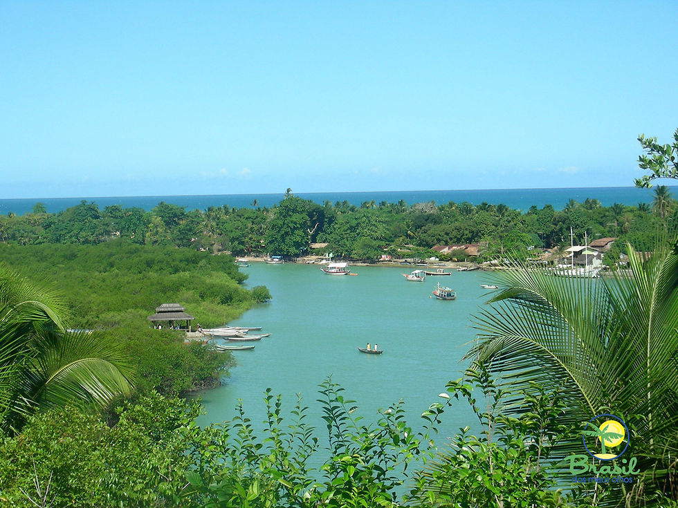 Rio Caraíva - entrada principal