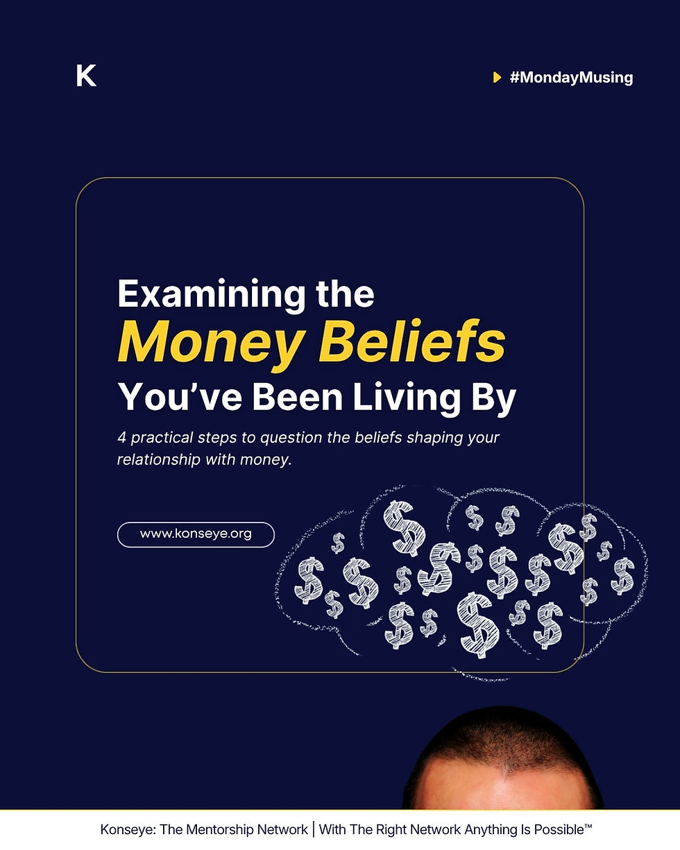 Examining the Money Beliefs You've Been Living By