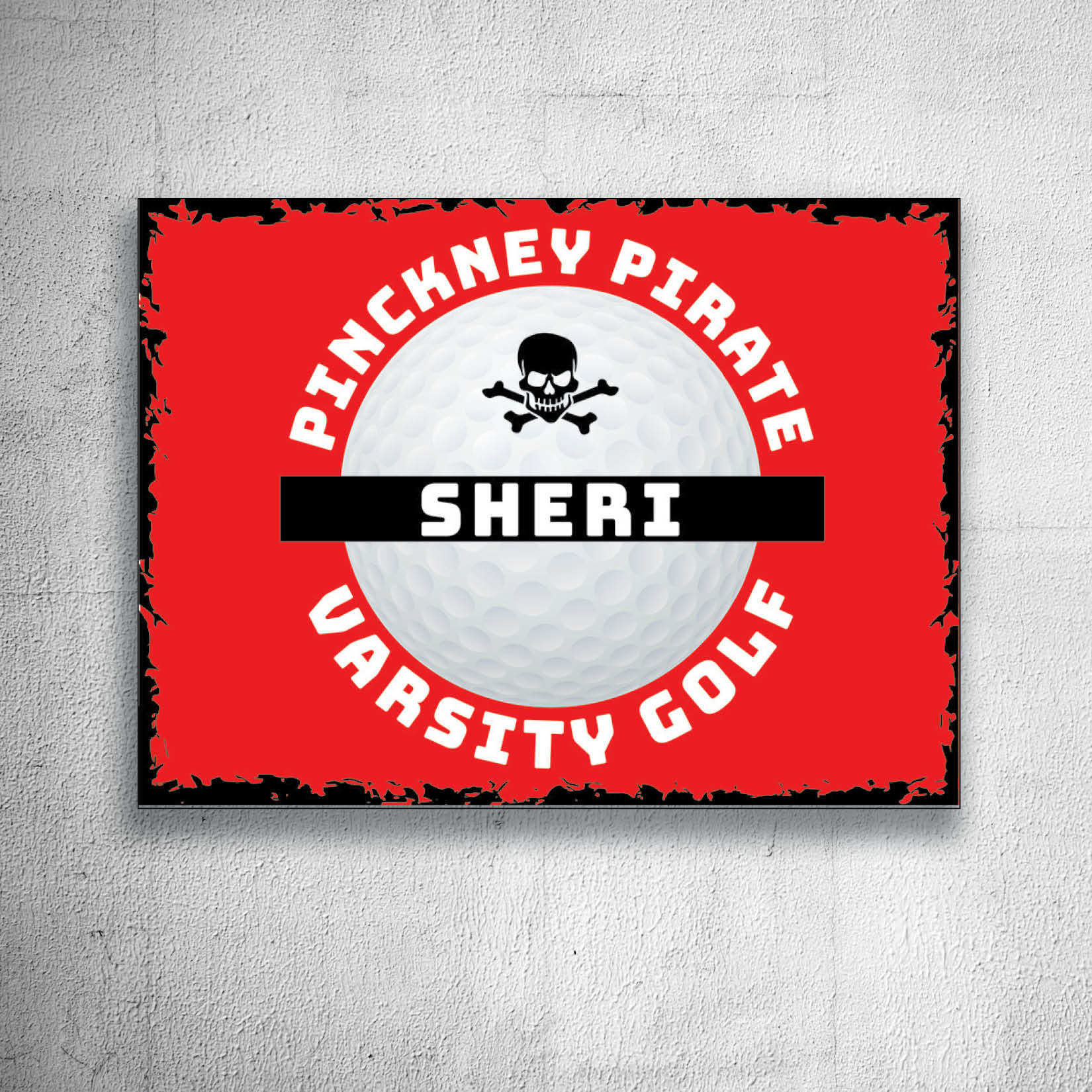 18" x 24" Pinckney Varsity Golf Sign