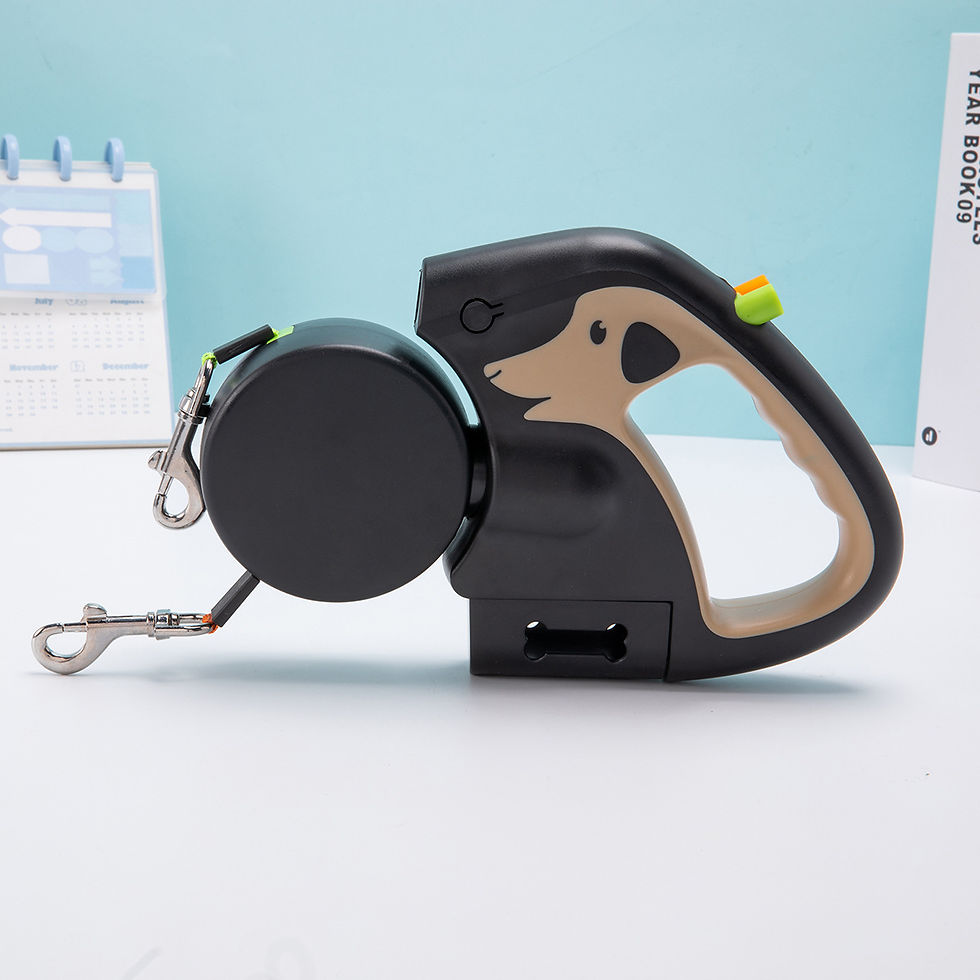 Thumbnail: USB Rechargeable Retractable Dog Leash with LED Light