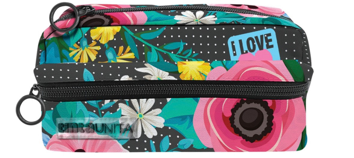 Astuccio bauletto Flower Tinta unita