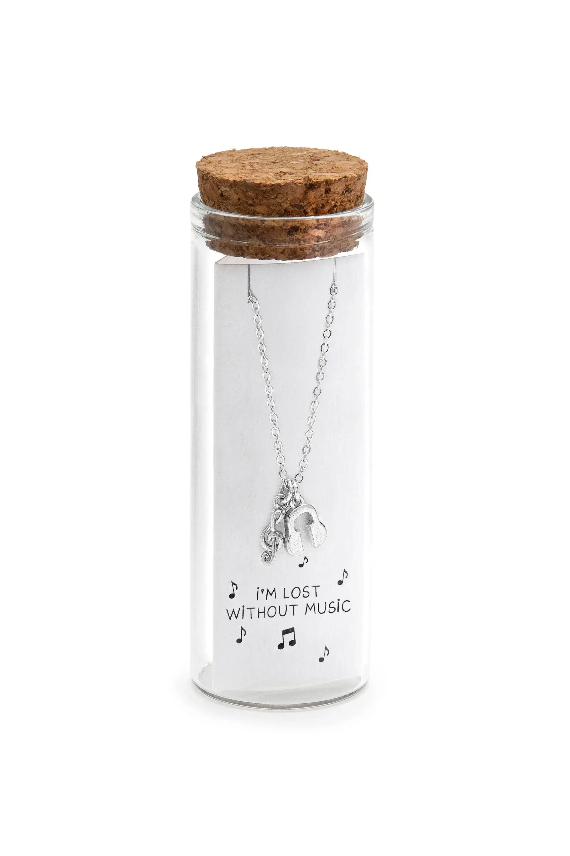 COLLANA I'M LOST WHITOUT MUSIC Vestopazzo