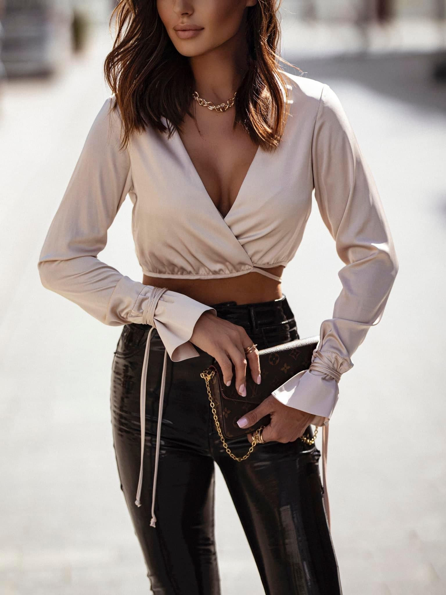 Silky Powder Pink Blouse