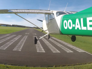 "I narrowly avoided a close call with traffic during my recent flight from Spa to Malmédy".