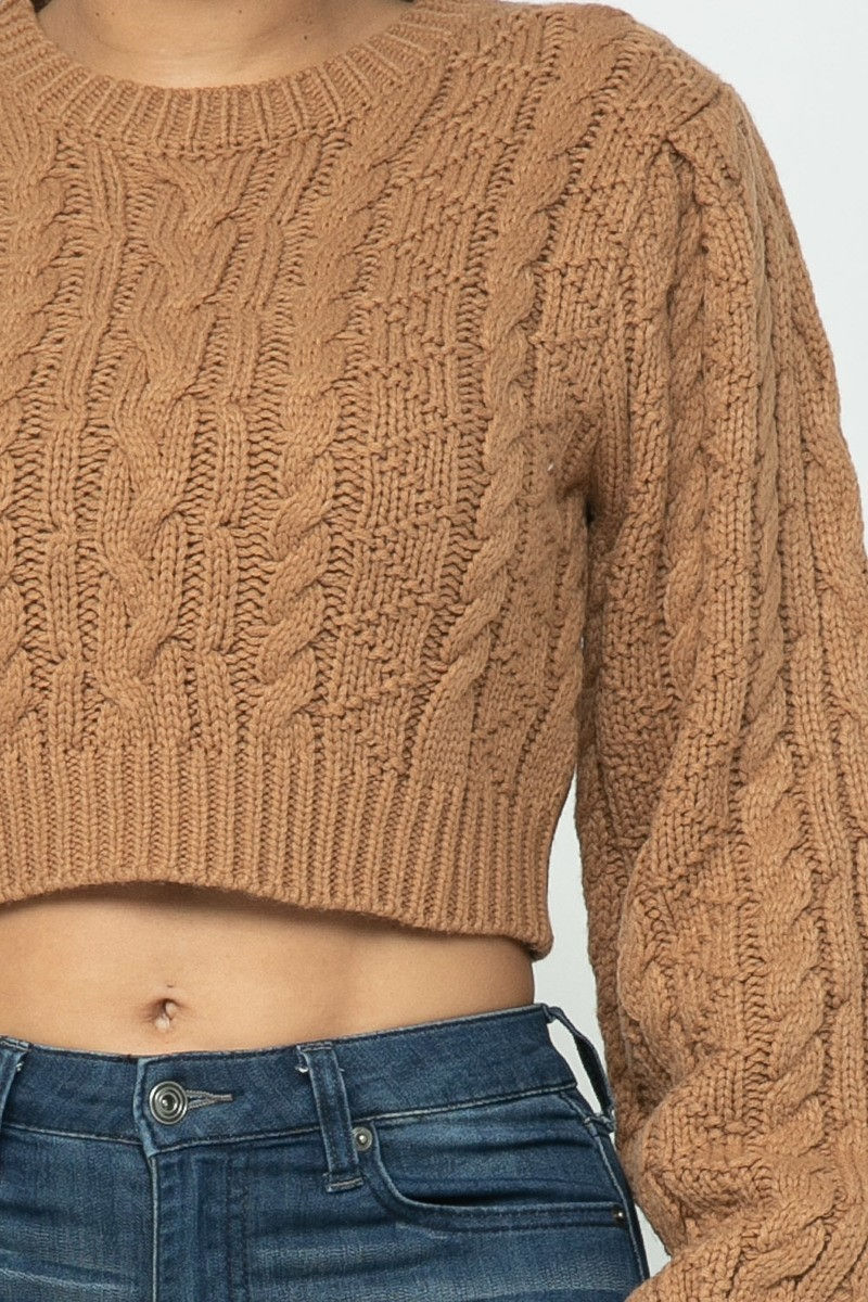 Thumbnail: Cable Pullover Top