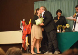 Prize giving