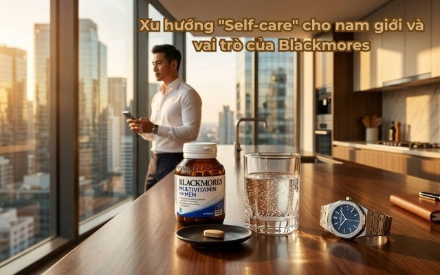Xu hướng "Self-care" cho nam giới và vai trò của Blackmores