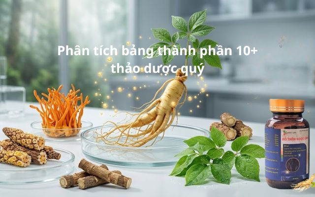 Phân tích bảng thành phần 10+ thảo dược quý giúp ổn định chức năng bàng quang