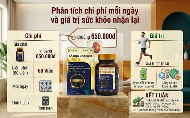 Phân tích chi phí mỗi ngày và giá trị sức khỏe nhận lại