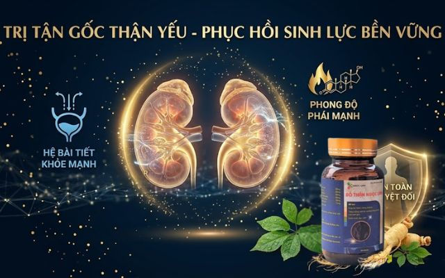 Ưu thế của Bổ Thận Ngọc Linh trong việc trị tận gốc "thận hư, thận yếu"