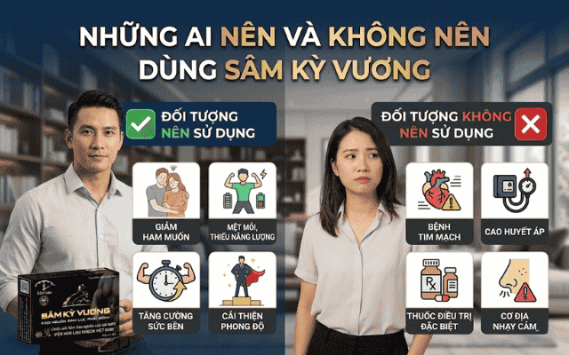 Những ai nên và không nên dùng Sâm Kỳ Vương