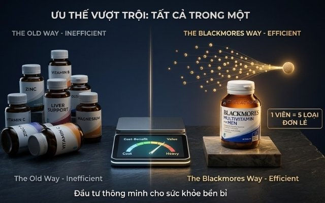 Điểm khác biệt cốt lõi (USP) – Tại sao Blackmores Men dẫn đầu?